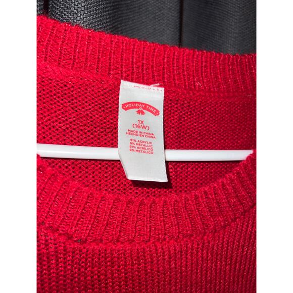 Ugly Christmas Sweater Xmas Size 1X - Picture 2 of 3